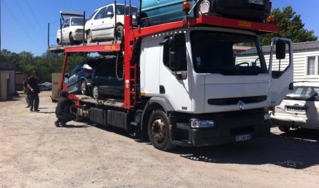 remorquage par casse automobile à Argeles-sur-mer (66)